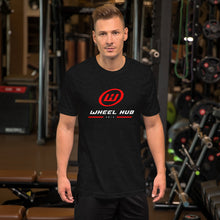Load image into Gallery viewer, Wheel Hub “Dangle” Tee (Black)