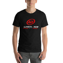Load image into Gallery viewer, Wheel Hub “Dangle” Tee (Black)